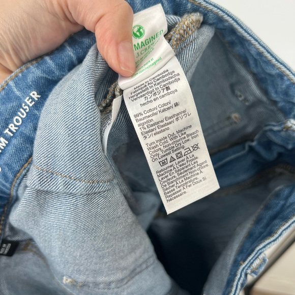 J. Crew High Rise Sailor Denim Trousers in 1996 Semi Stretch - Picture 8 of 9